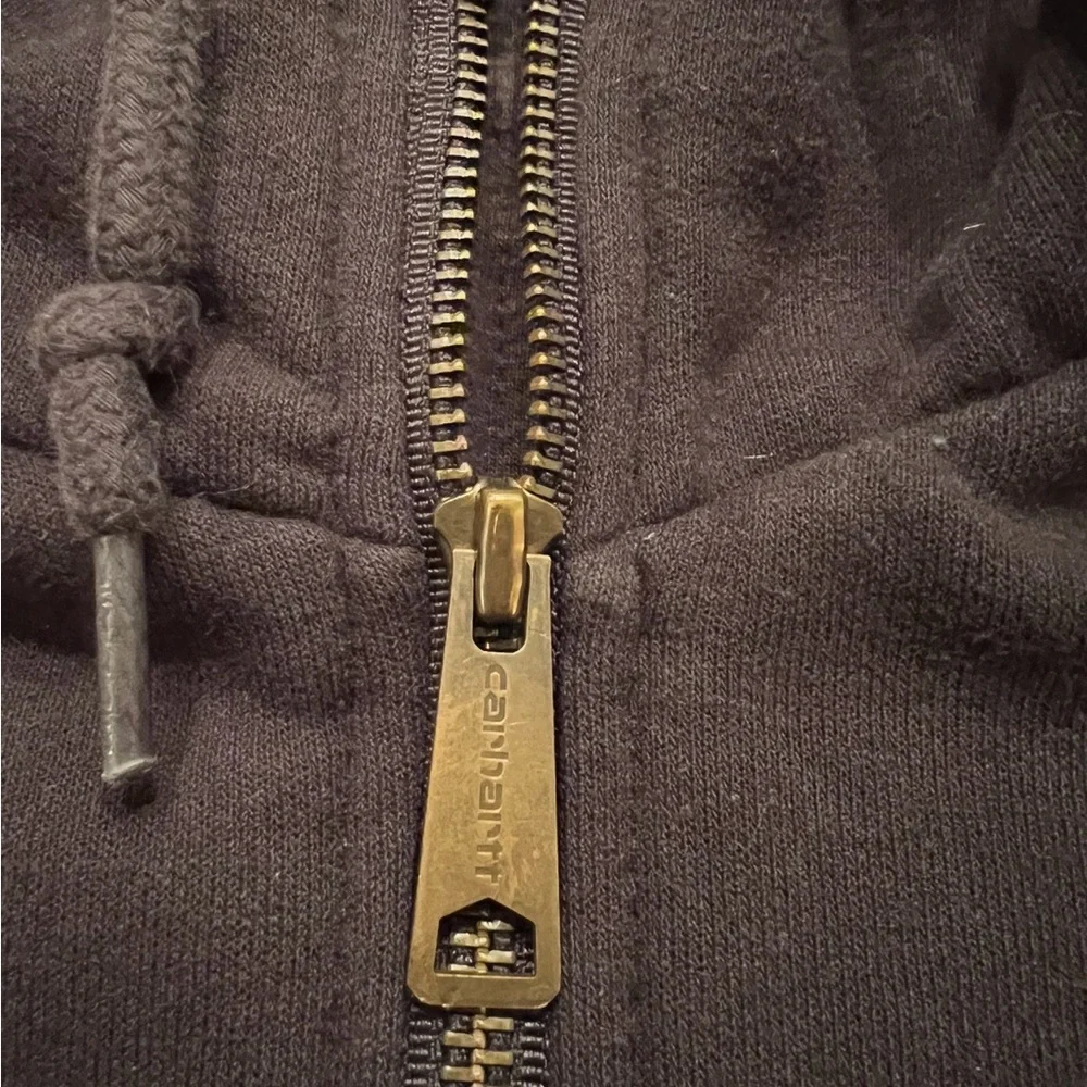 Men’s Black Carhartt Zip-up Fleece Jacket - Picture 4 of 4